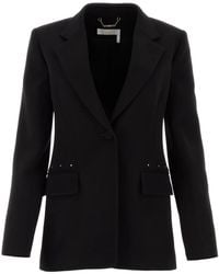 Chloé - Wool Single-Breasted Blazer - Lyst