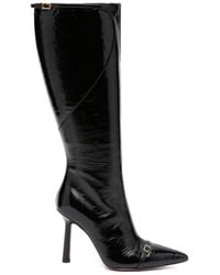 MANU Atelier - 100mm Knee-high Leather Boots - Lyst