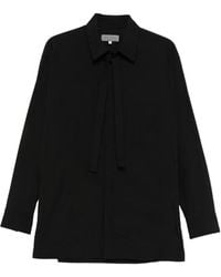 Yohji Yamamoto - Tie-Neck Pocket Shirt - Lyst