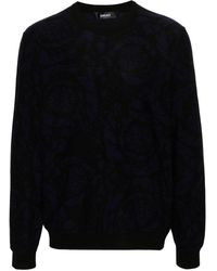 Versace - Jacquard-pattern jumper - Lyst