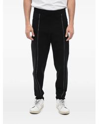 Neil Barrett - Tapered-Fit Tape-Detail Track Pants - Lyst