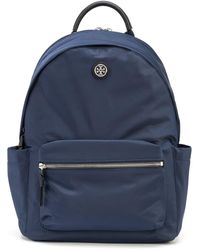 tory burch blue backpack