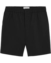 Ami Paris - Elasticated Waist Shorts With Embossed "Ami De - Lyst