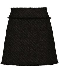 Dolce & Gabbana - Tweed Mini Rok - Lyst