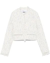 MSGM - Jack Met Franje Afwerking - Lyst