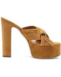 Casadei - Patty Knotted Platform Sandals - Lyst