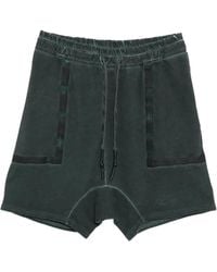 69 - Elasticated-Waistband Drop-Crotch Shorts - Lyst