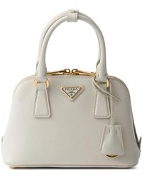 Prada - Promenade Bag Talco Colour - Lyst