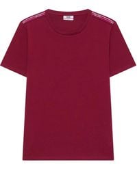 Gcds - Camiseta con franjas del logo - Lyst