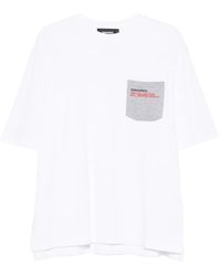 DSquared² - Logo-Print Pocket T-Shirt - Lyst
