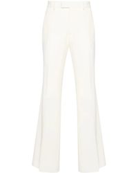Off-White c/o Virgil Abloh - Flared Wool Trousers - Lyst