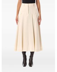 By Malene Birger - Edena Pleated A-Line Midi Skirt - Lyst
