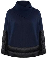 Moorer - Panelled High-Neck Sweater - Lyst