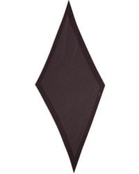 Lardini - Polka-Dot Diamond-Shaped Scarf - Lyst