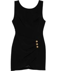 Elisabetta Franchi - Mini vestido drapeado - Lyst