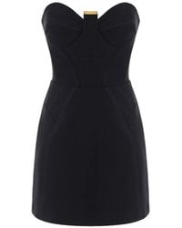 Elisabetta Franchi - Mini Bustier Dress - Lyst