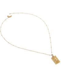 Monica Vinader - Talisman Heart Necklace - Lyst
