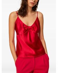 Twinset - Top Con Nudo - Lyst