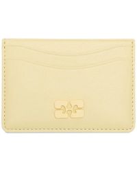 Ganni - Bou Logo Plaque Card Holder - Lyst