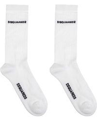 DSquared² - Calzini Con Logo - Lyst