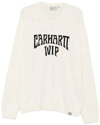 Carhartt - Pull À Logo En Intarsia - Lyst