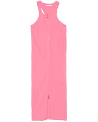 Patrizia Pepe - Abito Midi Con Zip - Lyst