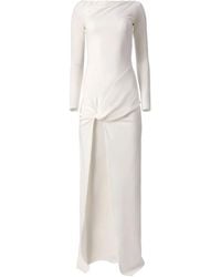 MOOS STUDIO - Flow Knot-Front Side-Slit Maxi Dress - Lyst