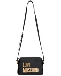 Love Moschino - Logo-Lettering Zip-Top Shoulder Bag - Lyst