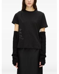 Ann Demeulemeester - Mea Rib-Knit Gauntlets - Lyst