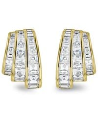 Pragnell - 18Kt Geelgouden Manhattan Oorbellen Met Diamant - Lyst