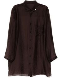Yohji Yamamoto - Overhemd Met Lange Mouwen - Lyst