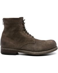 Officine Creative - Lace-Up Zip-Up Boots - Lyst