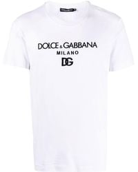 Dolce & Gabbana - T-Shirt With Print - Lyst