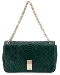 Tom Ford - Mia Snakeskin-Effect T-Clasp Shoulder Bag - Lyst