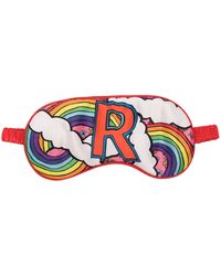 Jessica Russell Flint Antifaz R For Rainbow de seda - Rojo