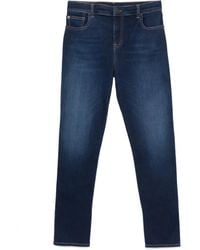 Emporio Armani - Skinny Denim Cotton Jeans - Lyst