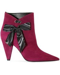 Emilio Pucci - Rumore Bow-embellished Ankle Boots - Lyst