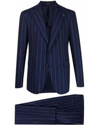 Tagliatore - Pinstripe Single-Breasted Suit - Lyst