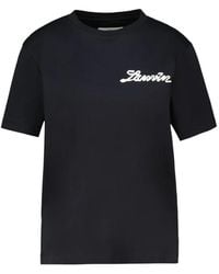 Lanvin - Logo-Print Cotton T-Shirt - Lyst