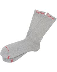 Supreme - X Hanes Crew "Heather" Socks (Pack Of Four) - Lyst
