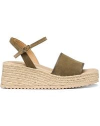 Geox - Buckle-Fastening Platform Espadrilles - Lyst
