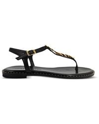 Madison Maison - Leaf-Embellished Sandals - Lyst