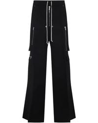Rick Owens - Pantalones cargo con bolsillos con cremallera - Lyst