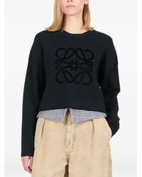 Loewe - Anagram Crewneck Sweater - Lyst