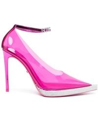 Gcds - 130Mm Transparent Pointed-Toe Pumps - Lyst