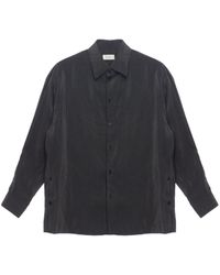 Lemaire - Twisted Silk-blend Shirt - Lyst