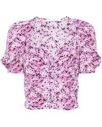 IRO - Nunila Floral-Print Blouse - Lyst