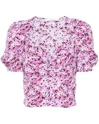 IRO - Nunila Floral-Print Blouse - Lyst