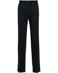 Tagliatore - Pleated Tapered Trousers - Lyst