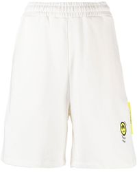 Barrow - Logo-print Cotton Bermuda Shorts - Lyst